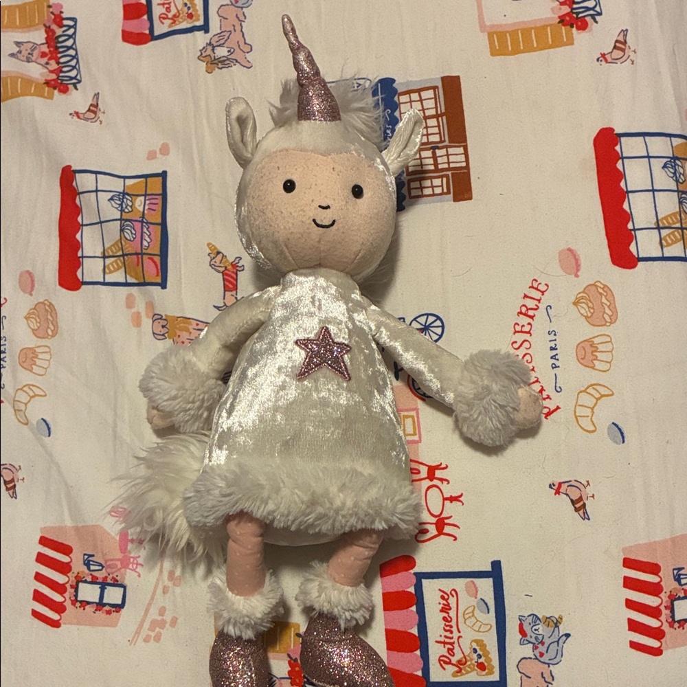 Jellycat Perky Unicorn Moon Plush